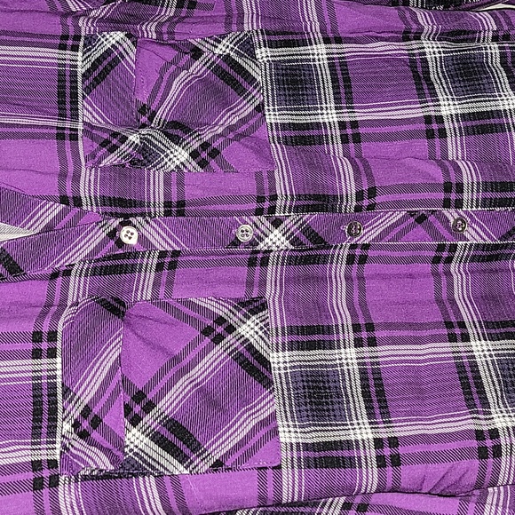 New York & Company Plaid Button Down Shirt - Picture 2 of 14